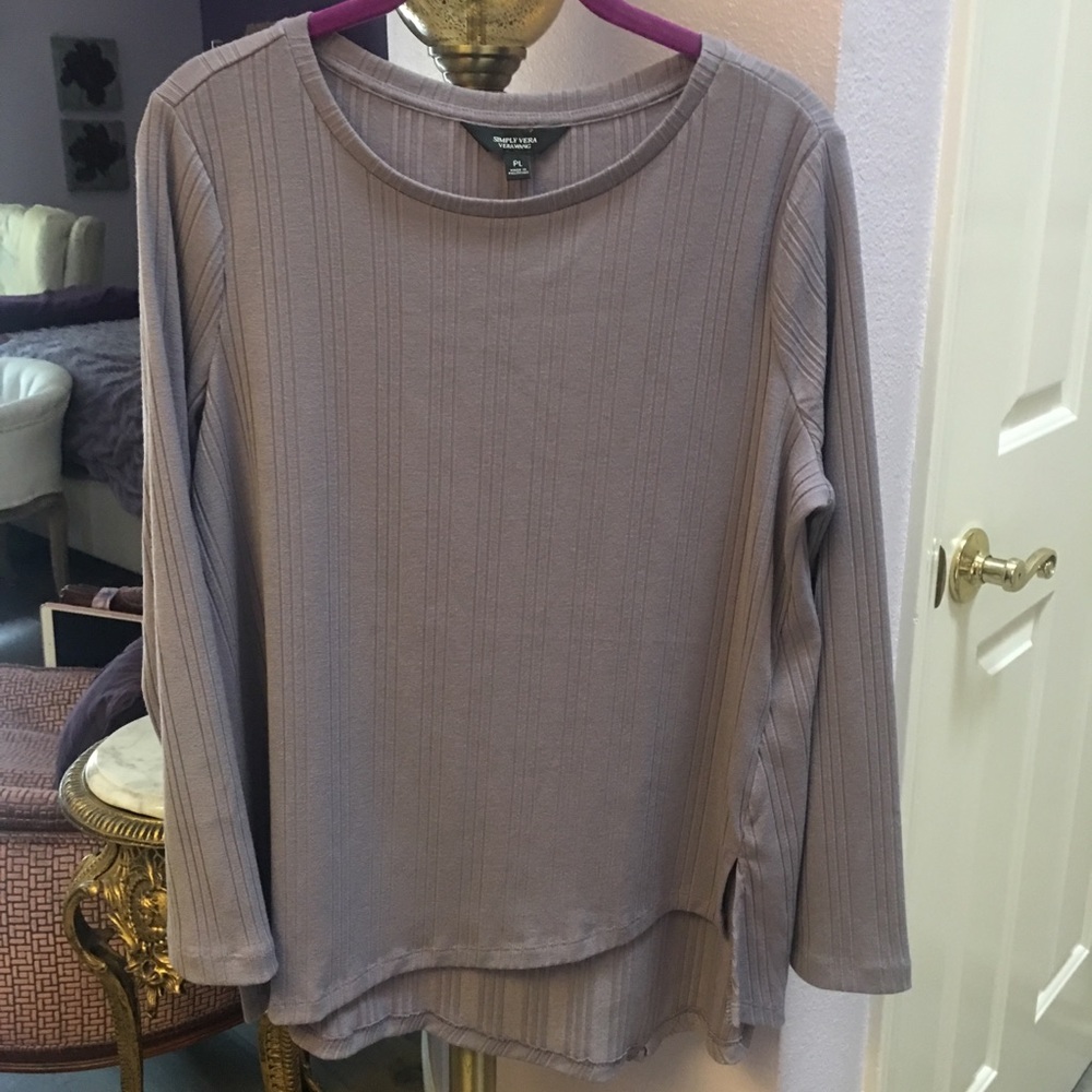 🌈SIMPLY VERA Lavender Top (PL) by Vera Wang🌈